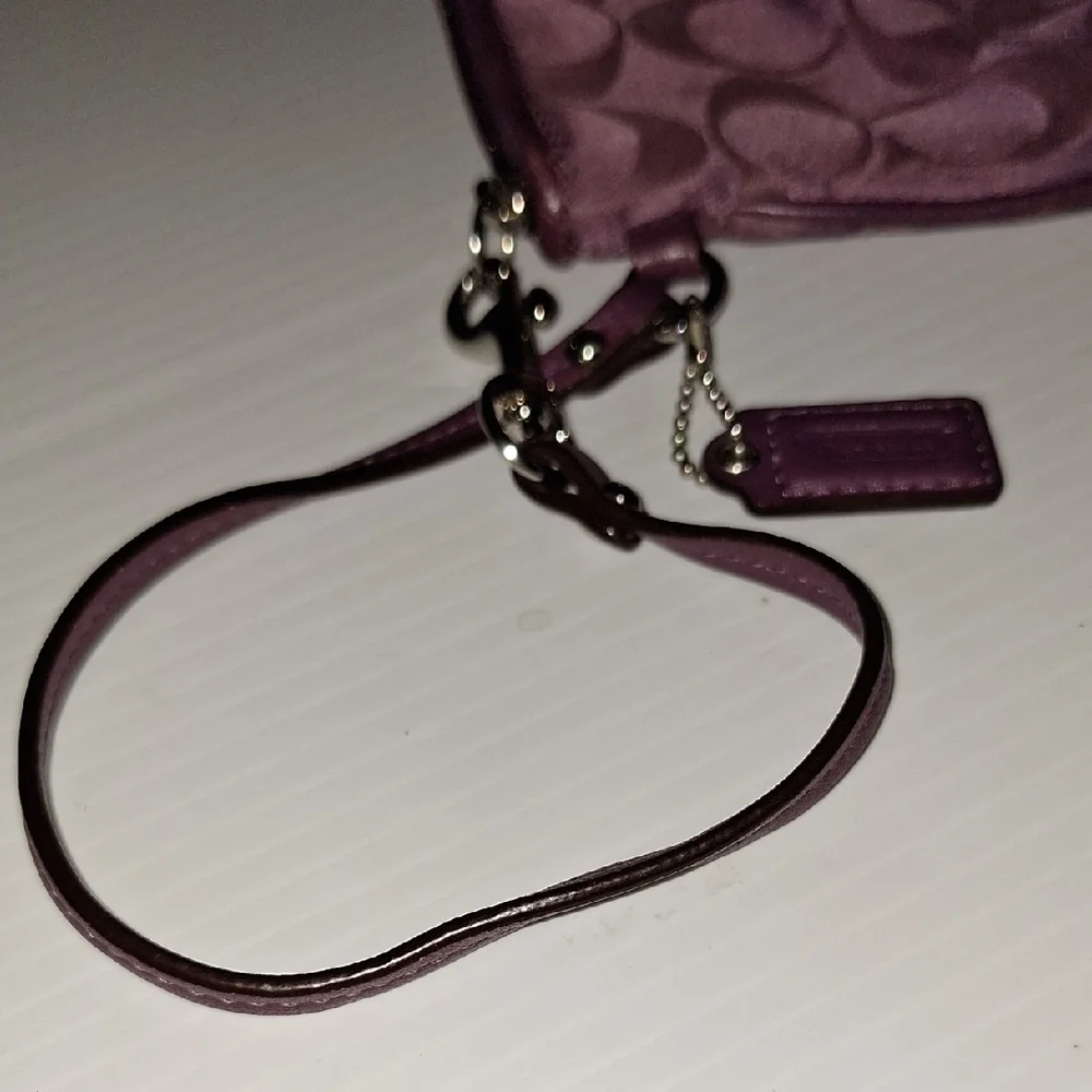 COACH Ashley Wristlet in SV/Rose